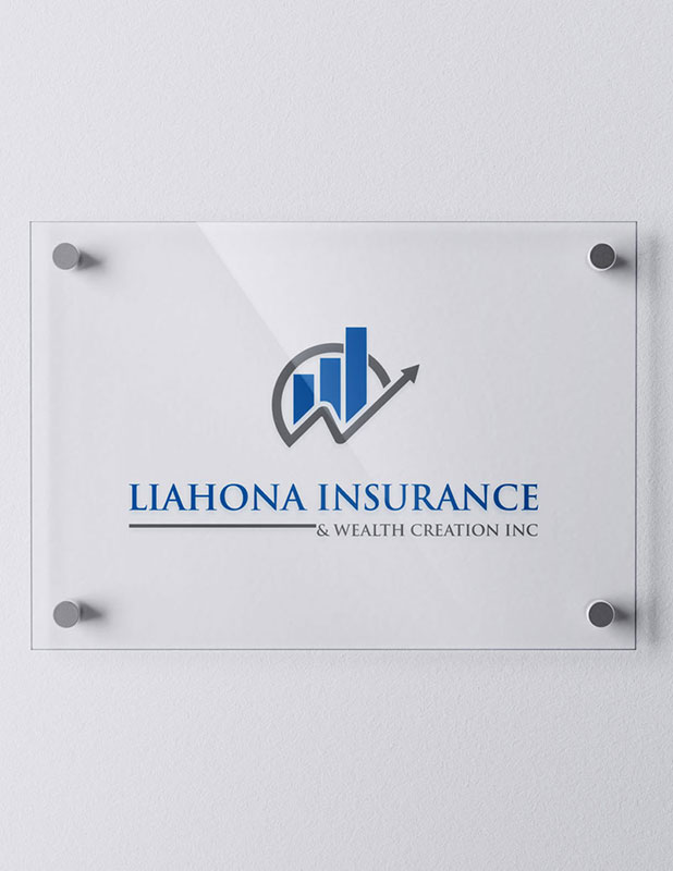 LIWC Glass Sign